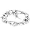 Calvin Klein Stainless Steel Statement Link Bracelet In Silver