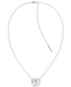 Calvin Klein Women's Organic Shape Pendant Necklace In Silver