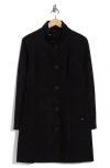 Calvin Klein Stand Collar Coat In Multi