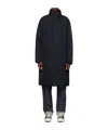 Calvin Klein Stand-collar Long-sleeved Down Jacket In Black
