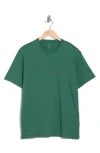 Calvin Klein Standard Logo Cotton Crewneck T-shirt In Green