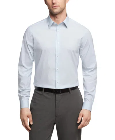 Calvin Klein Steel+, Men's Regular Fit Dress Shirt In Light Blue