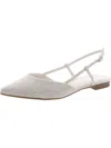 Calvin Klein Stephany 3 Womens Canvas Buckle Slingbacks In Multi