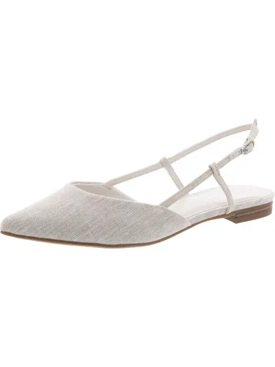 Calvin Klein Stephany 3 Womens Canvas Buckle Slingbacks In Multi