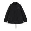 Calvin Klein Straight-collar Reversible Shirt Jacket In Black