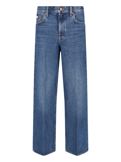 Calvin Klein Straight Jeans In Blue