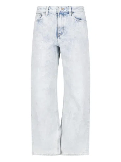 Calvin Klein Straight Jeans In Blue