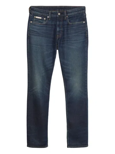 Calvin Klein Straight-leg Jeans In Blue