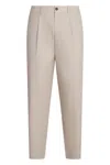 Calvin Klein Straight-leg Trousers In Beige