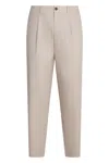 Calvin Klein Straight-leg Trousers In Sand