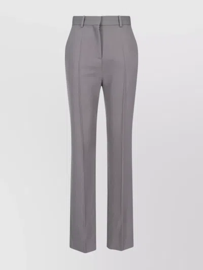 CALVIN KLEIN STRAIGHT LEG TROUSERS WITH BELT LOOPS AND POCKETS