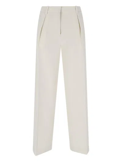 Calvin Klein Straight Pants In Neutral