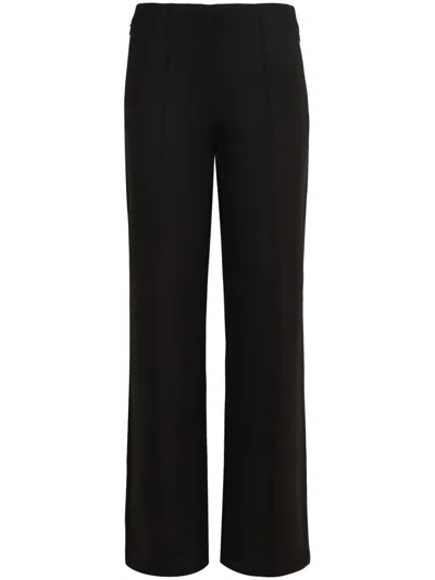 Calvin Klein Straight Trousers In Black