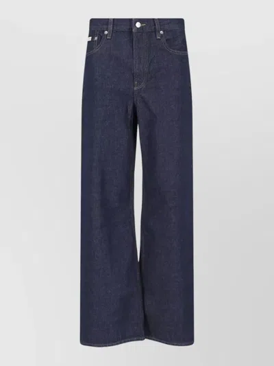 Calvin Klein Straight-leg Jeans In Blue