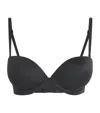 Calvin Klein Seductive Comfort Lift Stretch-recycled Polyamide Bra In Black