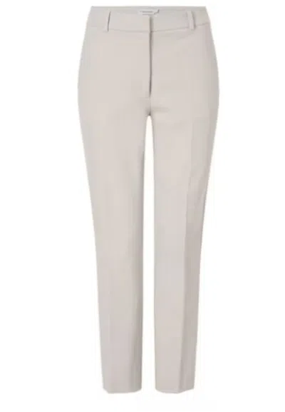 Calvin Klein Streach Gabardine Sl Pants In Beige