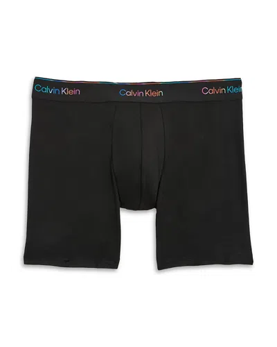 Calvin Klein Stretch Boxer Briefs In Black