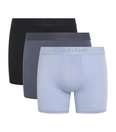 Calvin Klein Stretch-cotton Boxer Briefs In Multi