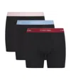 Calvin Klein Stretch-cotton Boxer Briefs In Black