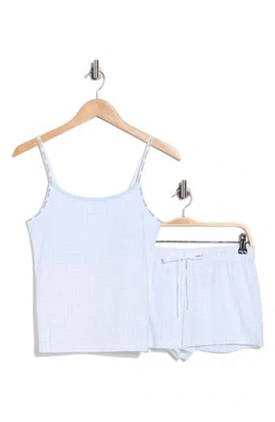 Calvin Klein Stretch Cotton Camisole & Shorts Pajamas In White