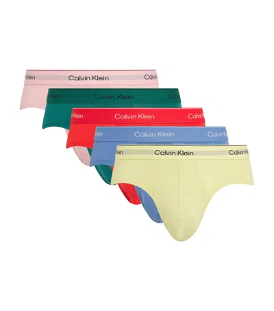 Calvin Klein Stretch-cotton Icon Briefs In Multi