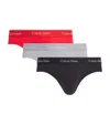 Calvin Klein Stretch Cotton Icon Hip Briefs In Multi