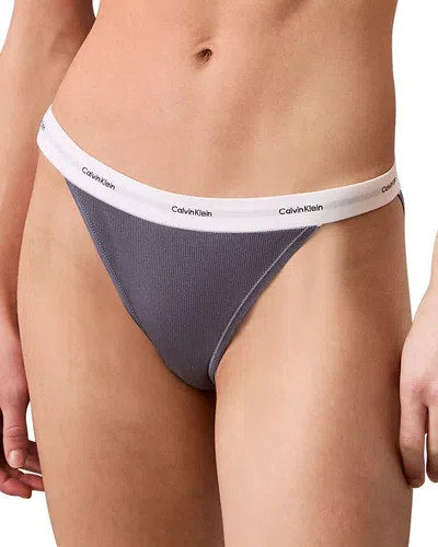 Calvin Klein String Bikini In Grisaille