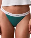 Calvin Klein Women's Cotton Stretch Rib String Thong