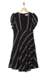 Calvin Klein Stripe Gauze Minidress