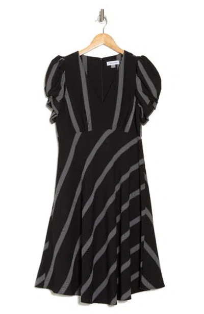 Calvin Klein Stripe Gauze Minidress