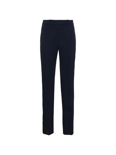 Calvin Klein Stripe Tailored Trouser In Blue