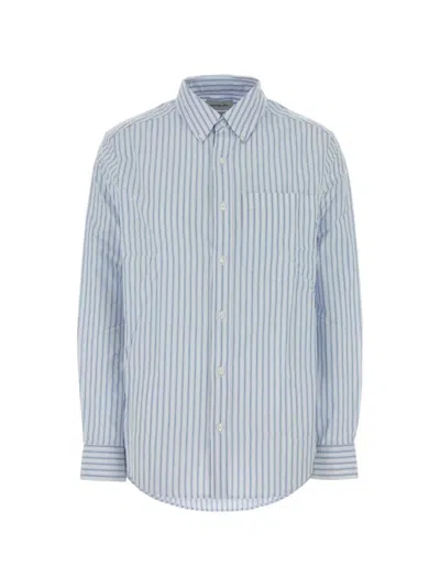 Calvin Klein Striped Shirt In White