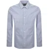 Calvin Klein Striped Shirt White And Blue