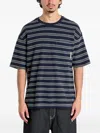 Calvin Klein Striped T-shirt In Blue