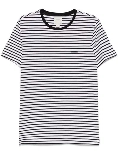 Calvin Klein Striped T-shirt In White
