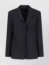 Calvin Klein Single-breasted Jacket In Black