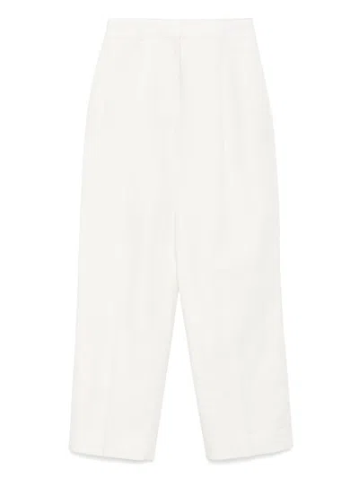 CALVIN KLEIN CALVIN KLEIN STRUCTURED LINEN PLEATED PANT