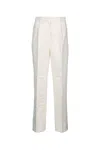 Calvin Klein Relaxed Linen Pleated Trousers