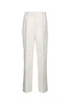 Calvin Klein Relaxed Linen Pleated Trousers