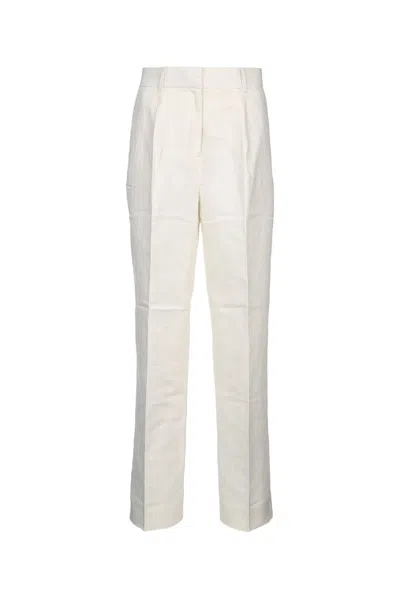 CALVIN KLEIN CALVIN KLEIN STRUCTURED LINEN PLEATED PANT