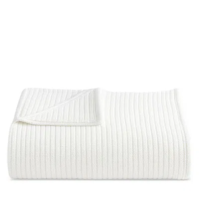 Calvin Klein Subway Tile Matelasse Blanket, King In White