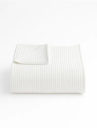 Calvin Klein Subway Tile Matelasse Blanket In Multi