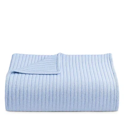 Calvin Klein Subway Tile Matelasse Blanket, Queen In Blue