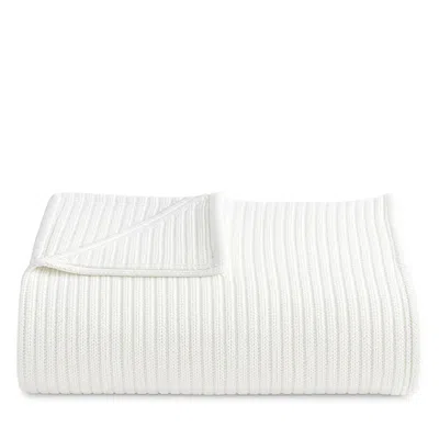 Calvin Klein Subway Tile Matelasse Blanket, Queen In White