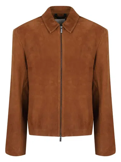 CALVIN KLEIN CALVIN KLEIN SUEDE LEATHER BLOUSON