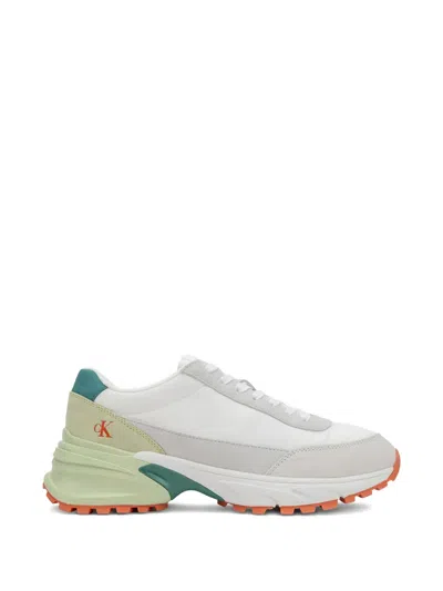 Calvin Klein Suede Sneakers In Multi