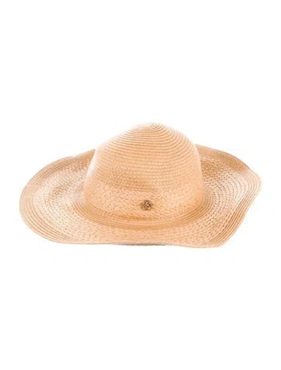 Pre-owned Calvin Klein Sun Hat In Neutral