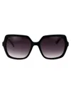 Calvin Klein Sonnenbrille Mit Oversized-gestell In Black