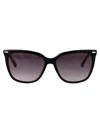 Calvin Klein Rectangular Sunglasses Ck22532 S 001 In Black