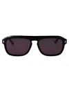 Calvin Klein Rectangular Sunglasses Ck25501 S 001 In Black